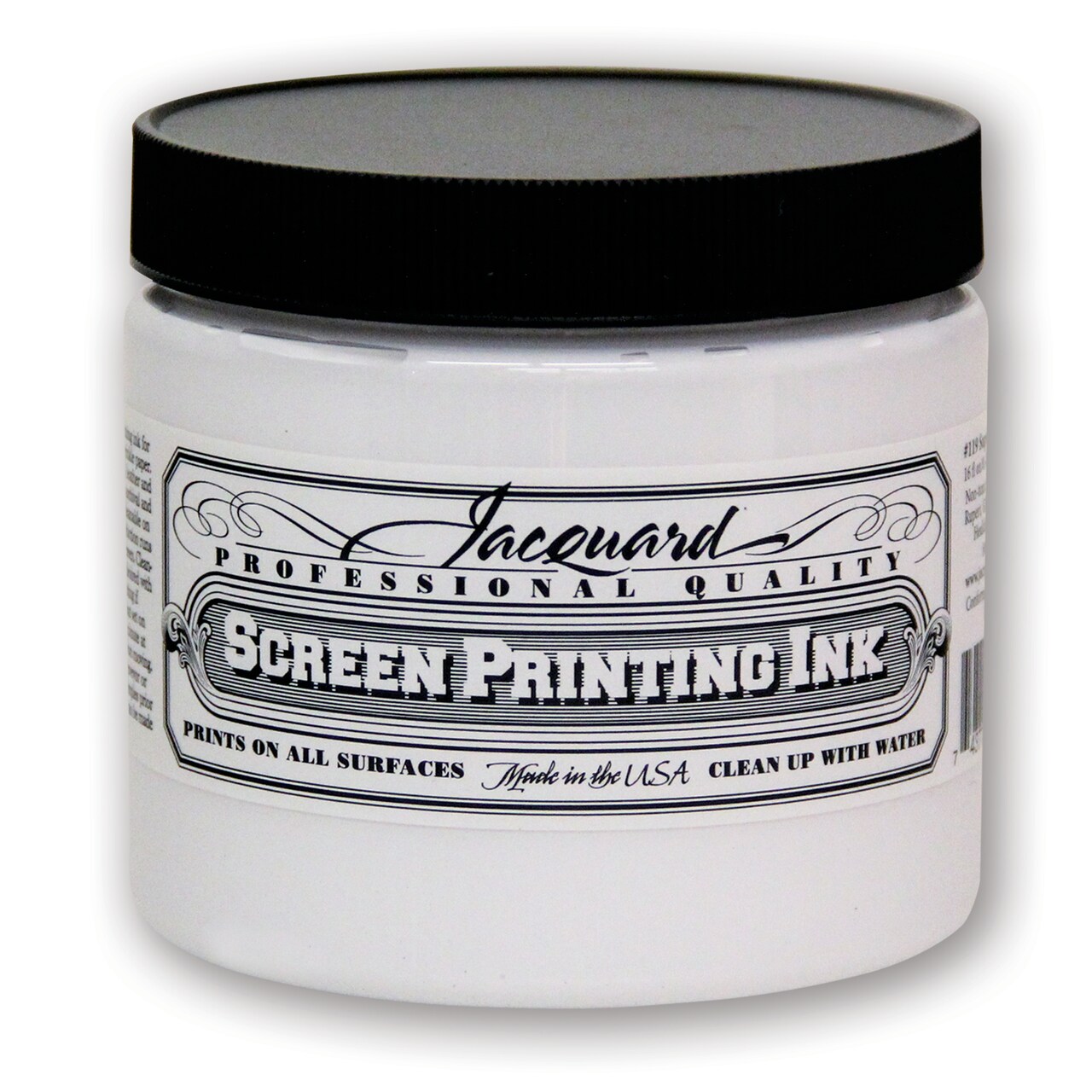 Jacquard Professional Screen Printing Ink, 16 oz., Super Opaque White